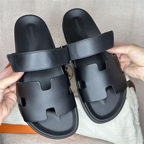 hermes sandals harrods|black hermes sliders.